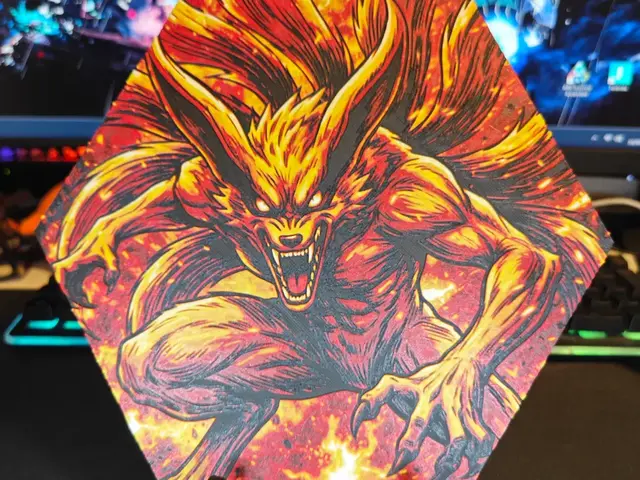 Hueforge Kurama (Naruto) Honeycomb Mode