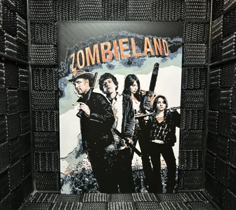 Hueforge Movie Poster - Zombiland - by JoDau HueForge model: Hueforge Movie Poster - Zombiland - by JoDau