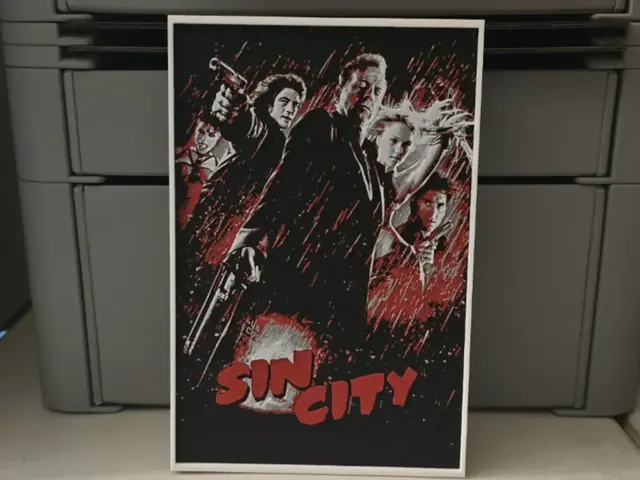 HueForge model: Sin City Movie Poster - Hueforge Art by Lumpy3D