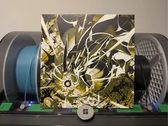 HueForge model: Mega Gyarados Hueforge - Pokemon by Razel