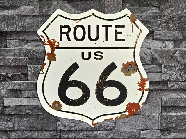 HueForge model: Hueforge Vintage ROUTE66 by StefBull85