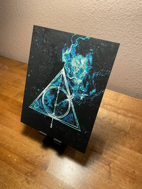 HueForge model: Hueforge - Harry Potter - Deathly Hallows Smoke by Cloudy Nostalgia