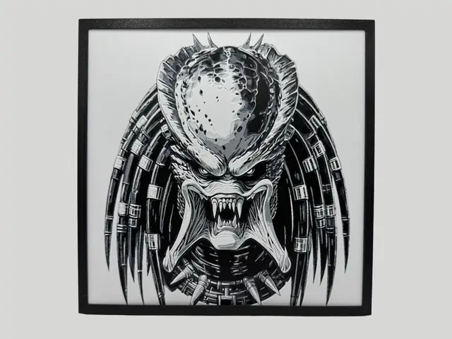 HueForge model: The Predator - No Mask by Canadian Gamer