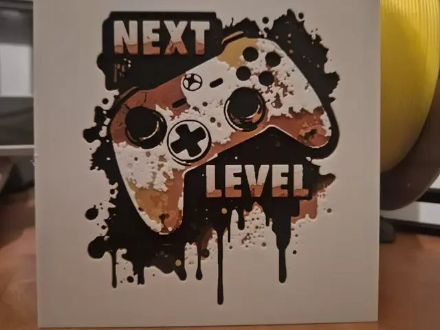 HueForge model: NEXT LEVEL GAMEING HUEFORGE by Buntsta