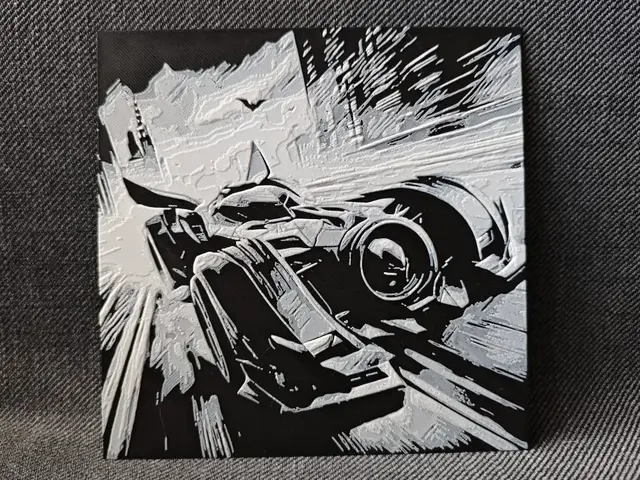 HueForge model: Hueforge Batman car by Litolunar