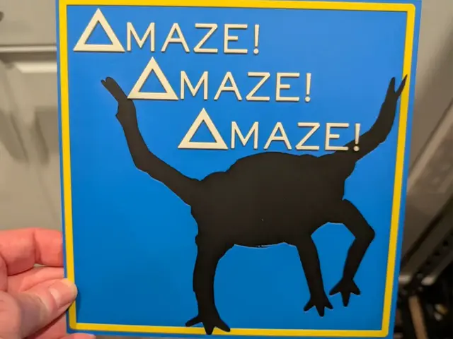 HueForge model: AMAZE! AMAZE! AMAZE! – Rocky Silhouette HueForge by IslandLooter