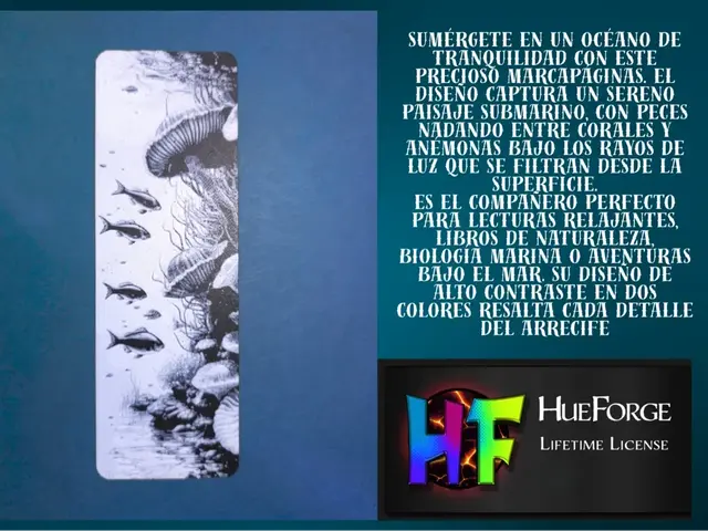 HueForge model: Bookmark Deep Ocean v3 by FYTY112