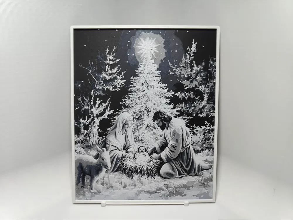 Nativity - Hueforge by BeaN HueForge model: Nativity - Hueforge by BeaN