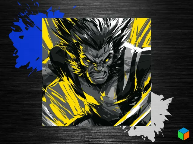HueForge model: Yellow, Black, and All Claws — New Wolverine Poster Drop by 3D Prints By Vic