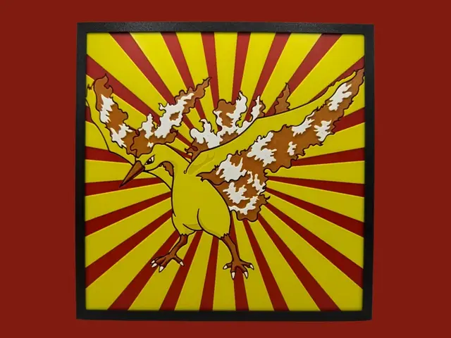 HueForge model: Moltres by Canadian Gamer