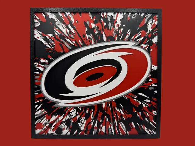 HueForge model: Carolina Hurricanes - NHL Series 2 by Canadian Gamer