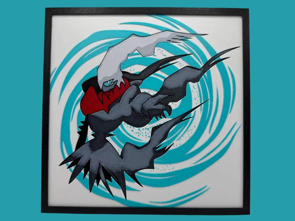 Darkrai by Canadian Gamer HueForge model: Darkrai by Canadian Gamer