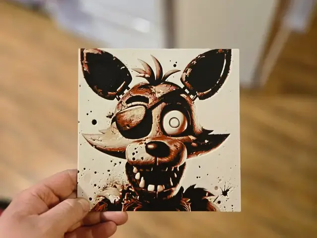 HueForge model: Graffiti Foxy Hueforge by 3Ree Printing