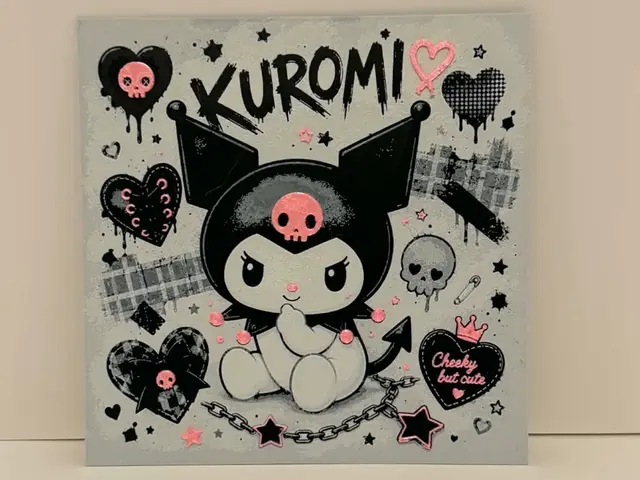 HueForge model: Kuromi Hueforge by Magnolia Crafts