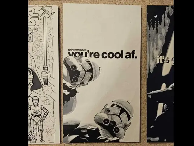 StarWars Hueforge "Daily reminder, you're cool af"