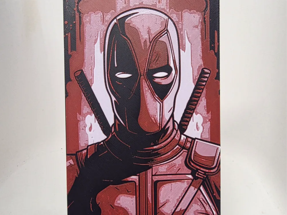 Deadpool Hueforge by Morganja HueForge model: Deadpool Hueforge by Morganja