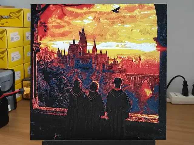 HueForge model: Hogwarts Harry Potter HueForge by enricoRE