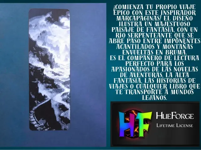 HueForge model: Bookmark Mystic Valley  v3 by FYTY112