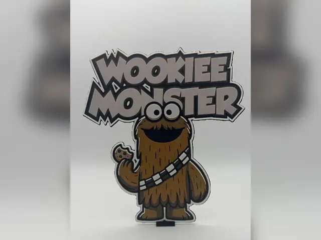 Wookiee Monster Sticker Cutout