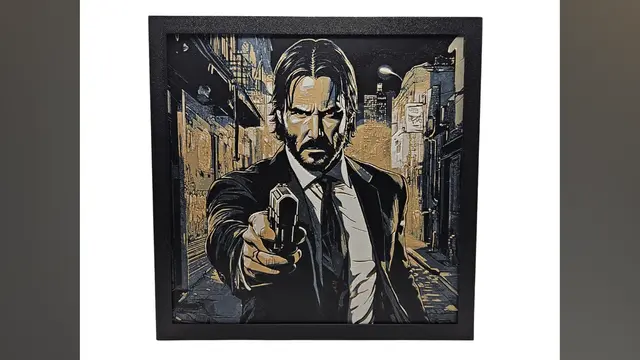 HueForge model: Welcome Pack - John Wick by Canadian Gamer