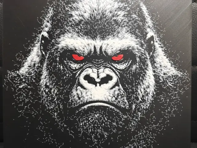 HueForge model: Silverback Gorilla / Dark beast Series NO AMS REQ by TheHueforgeLady