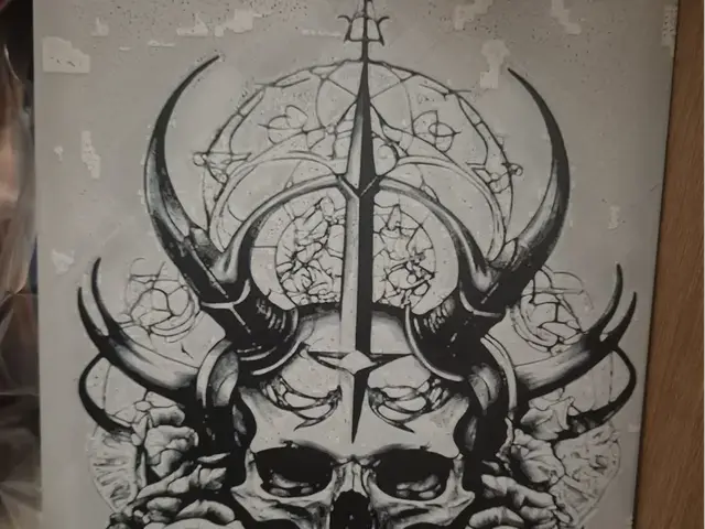 HueForge model: skull wreath hueforge by Buntsta