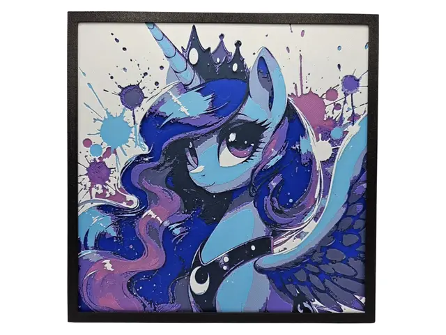 HueForge model: Princess Luna (Nightmare Moon) by BusyKikiBee
