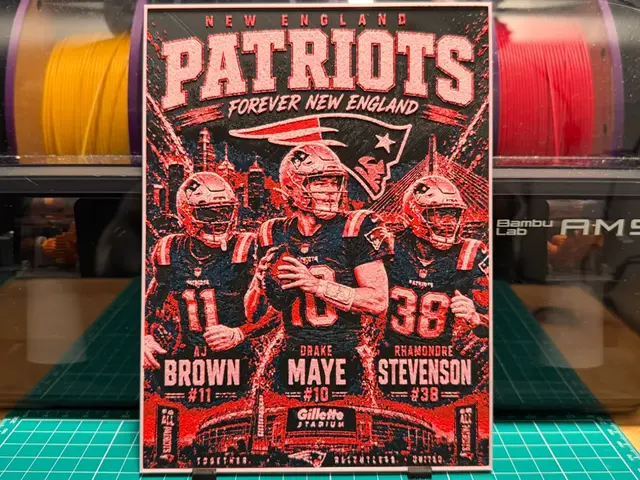 Patriots Players Poster