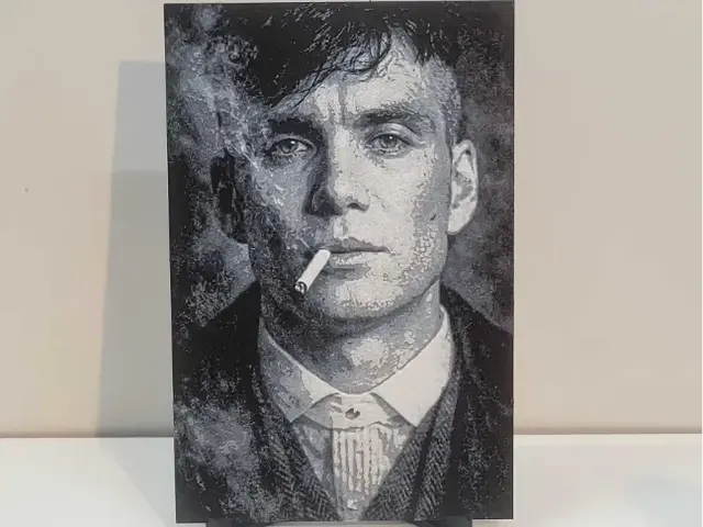 HueForge model: Thomas Shelby by Poly3D