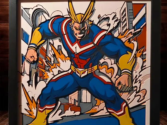 HueForge model: Allmight - My Hero Academia by Side Quest Hues