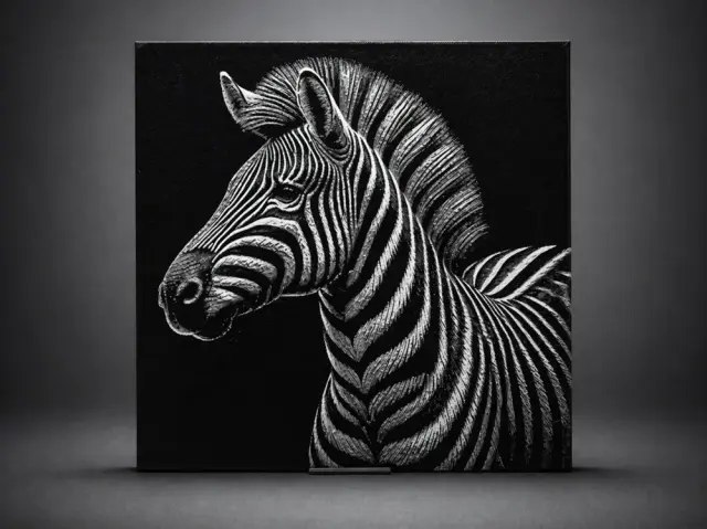 HueForge model: Zebra by Aleksandr