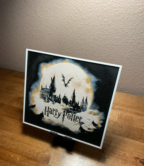 HueForge model: Hueforge - Harry Potter - Hogwarts by Cloudy Nostalgia