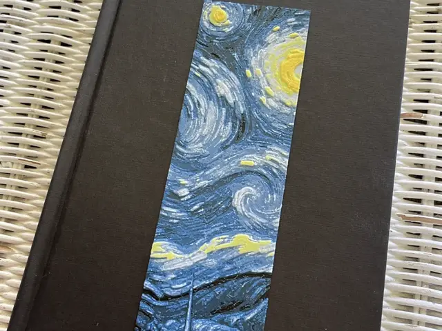 HueForge model: A Starry Night Bookmark by 3D_Forged