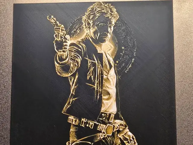 HueForge model: Star Wars - Han Solo Hueforge by 3D-Mentiel