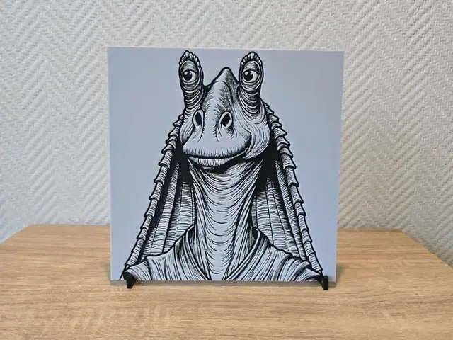 HueForge model: Jar Jar Binks Star Wars Hueforge by Kactus Fpv