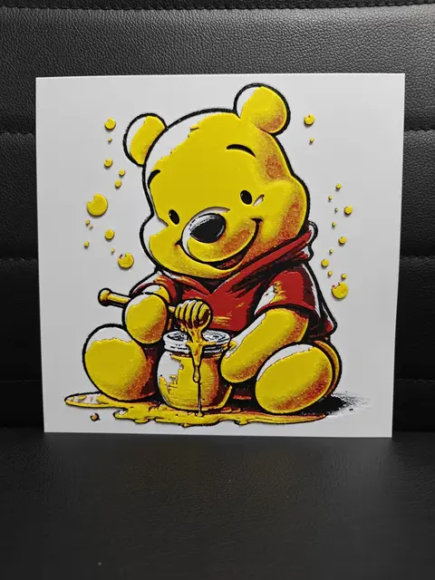 HueForge model: Winnie The Pooh by TheHueforgeLady