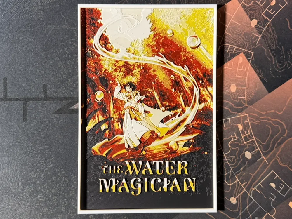 The Water Magician - HueForge Anime by ZorPrime7 HueForge model: The Water Magician - HueForge Anime by ZorPrime7