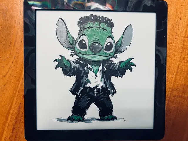 Stitch dressed as Frankenstein's Monster