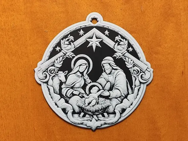 Nativity Christmas Tree Ornament Bauble Decoration
