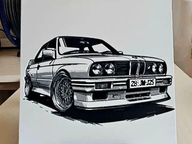 HueForge model: BMW Retro by Mano's 3d_Art