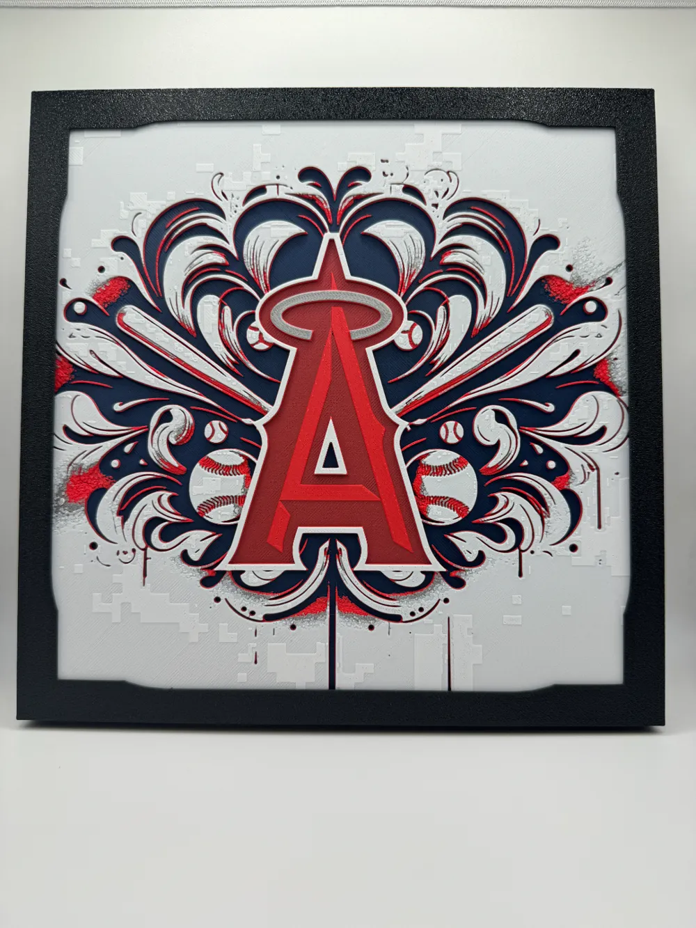Los Angeles Angels - MLB Hueforge by Canadian Gamer HueForge model: Los Angeles Angels - MLB Hueforge by Canadian Gamer
