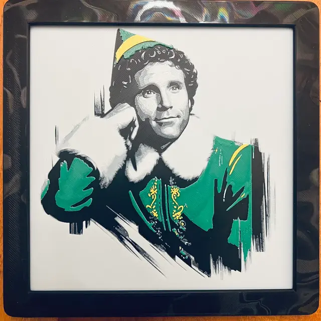 HueForge model: Elf(Multi-Colored) by JustBe 3D Printing