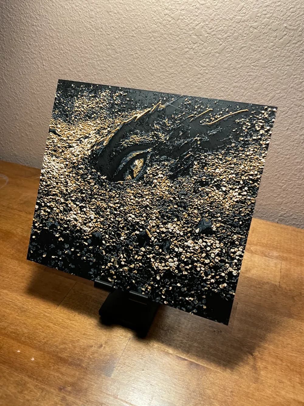 Hueforge - Lord of the Rings - Smaug In Gold by Cloudy Nostalgia HueForge model: Hueforge - Lord of the Rings - Smaug In Gold by Cloudy Nostalgia