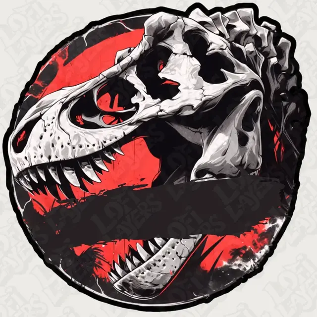 HueForge model: T-Rex Hueforge Sign by LoFi Layers