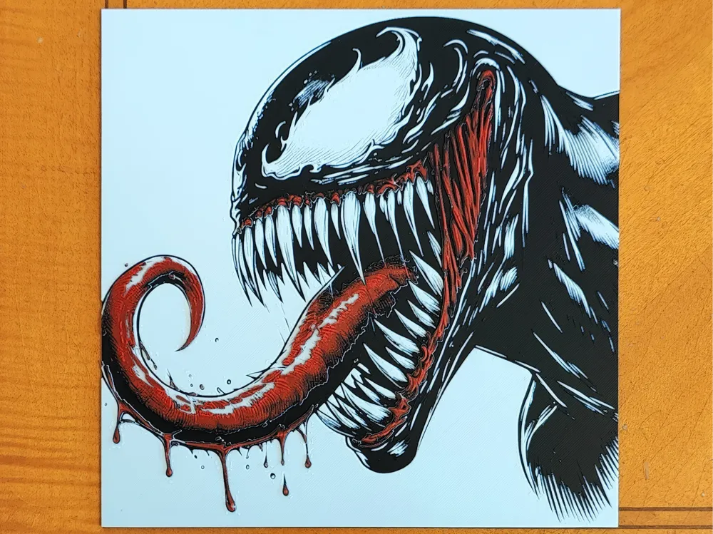 Venom - Hueforge by Sarge HueForge model: Venom - Hueforge by Sarge