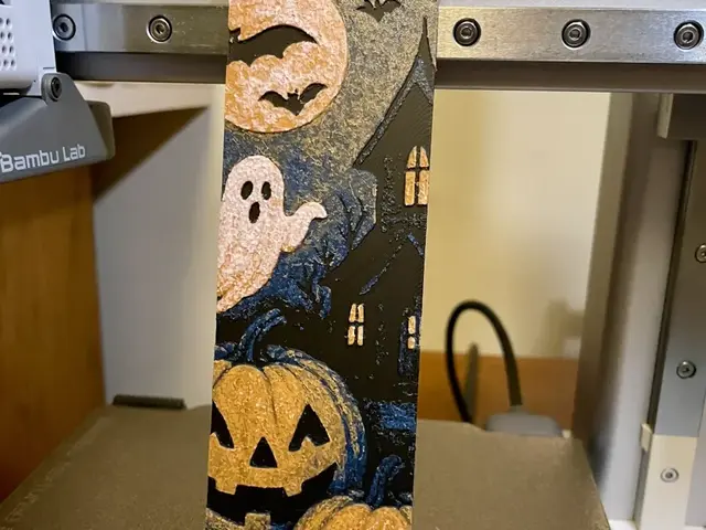 HueForge model: Halloween Bookmark by 3D_Forged