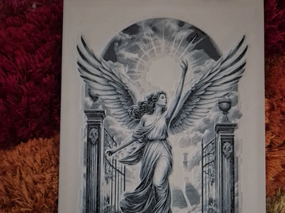 angel at the gates hueforge by Buntsta HueForge model: angel at the gates hueforge by Buntsta