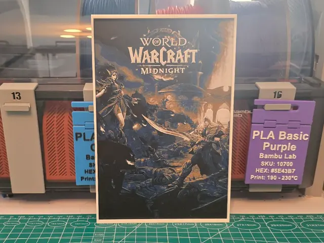 HueForge model: World of Warcraft: Midnight Game - Hueforge Art by Lumpy3D