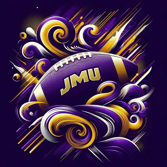 HueForge model: James Madison (JMU) Football Hueforge by Strata Prints