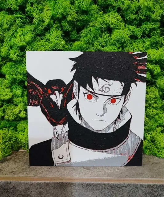 HueForge model: Shisui Uchiha by Garuda3D